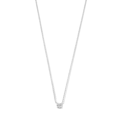 Moissanite Stone Necklace in Gold